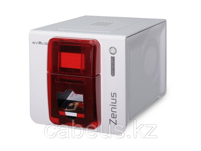 Принтер для пластиковых карт Evolis Zenius Classic Red (YMCKO 200, CardPresso XS) - фото 1 - id-p73487436