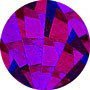 Фольга голограмма 32, Рулонная, 203 мм, 30 м, фиолетовое битое стекло