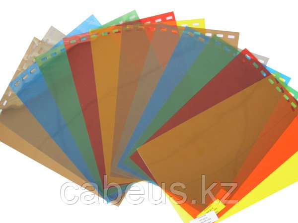 Обложки пластиковые, Прозрачные без текстуры, A3, 0.20 мм, Красный, 100 шт - фото 1 - id-p73490872