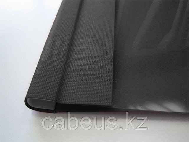 Мягкие обложки C-BIND A4 O.SOFTCLEAR B (13 мм) с текстурой лен, черные - фото 1 - id-p73491074