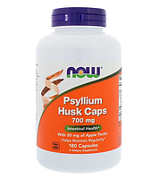 Now Foods, Шелуха семян подорожника в капсулах, 700 мг, 180 капсул