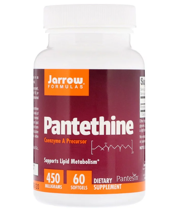 Jarrow Formulas, Пантетин, 450 мг, 60 мягких таблеток - фото 1 - id-p73508165