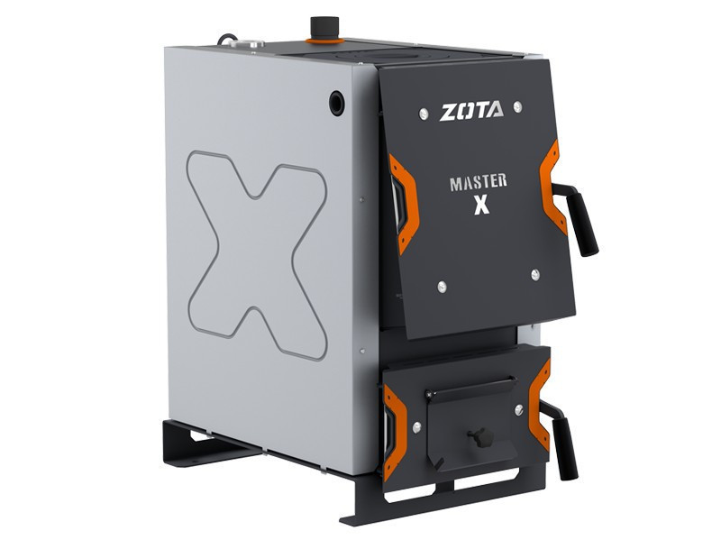 Котел твердотопливный Zota Master X 32 кВт с плитой