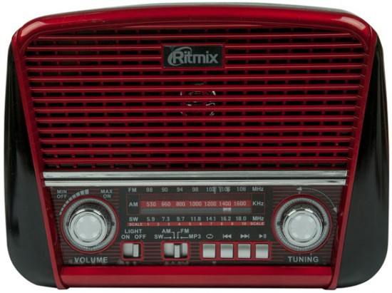 RITMIX RPR-050R Радиоприемник портативный red
