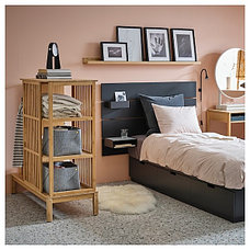 Гардероб открытый/раздвижная дверь НОРДКИЗА 120x123 см ИКЕА, IKEA, фото 3