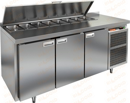 Стол охлаждаемый для салатов Hicold SL1-111GN (1/3)