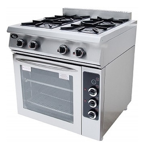 Плита газовая 4-х горел. GRILL MASTER Ф4ПДГ/800(э) с электрической духовкой