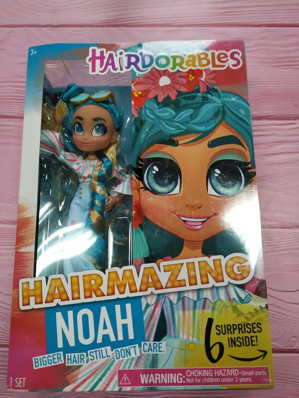 Большая фешн кукла Hairdorables Hairmazing Noah - Ноа - фото 1 - id-p73534501