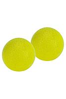 Мячики эспандеры для рук PURE2IMPROVE JELLY GRIP BALL YELLOW MED 2 шт