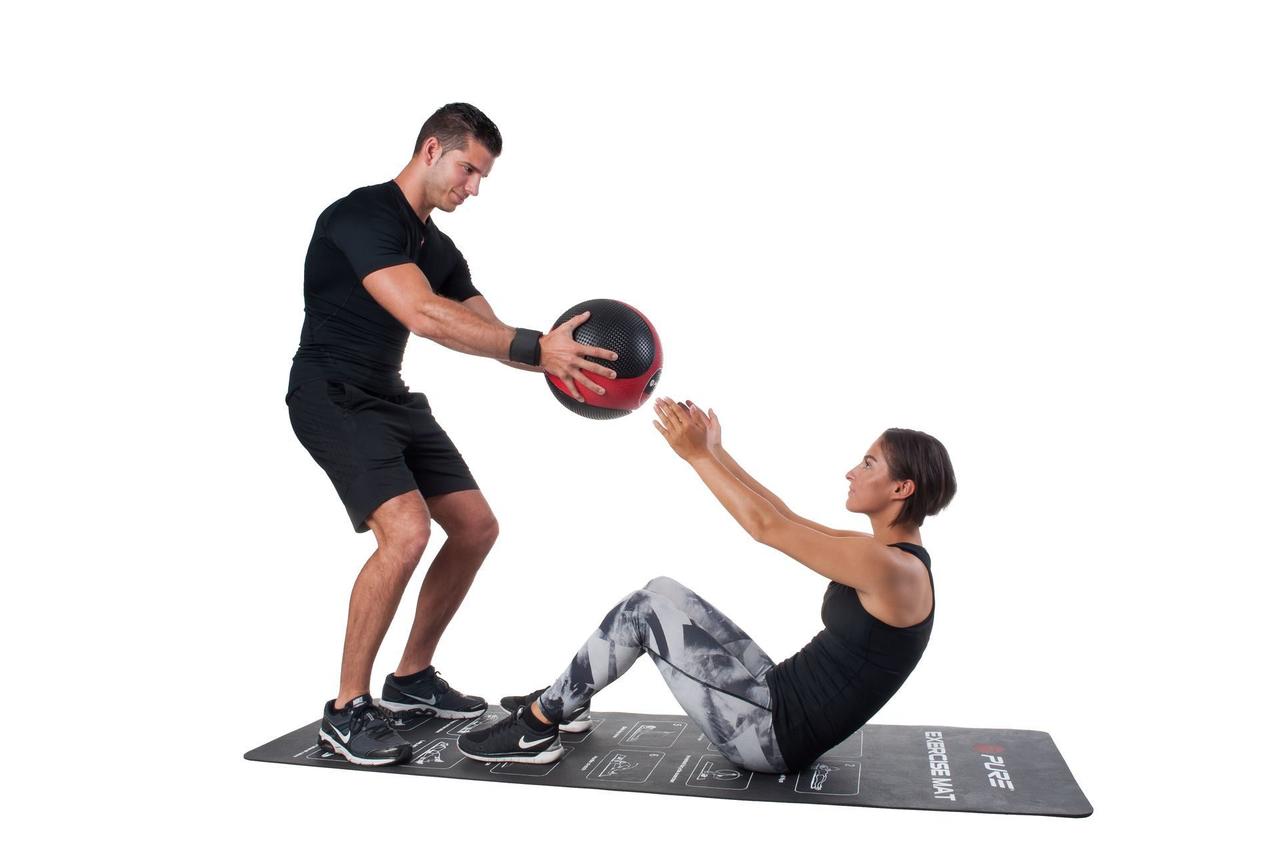 Медицинбол PURE2IMPROVE MEDICINE BALL 8 кг - фото 4 - id-p73534723