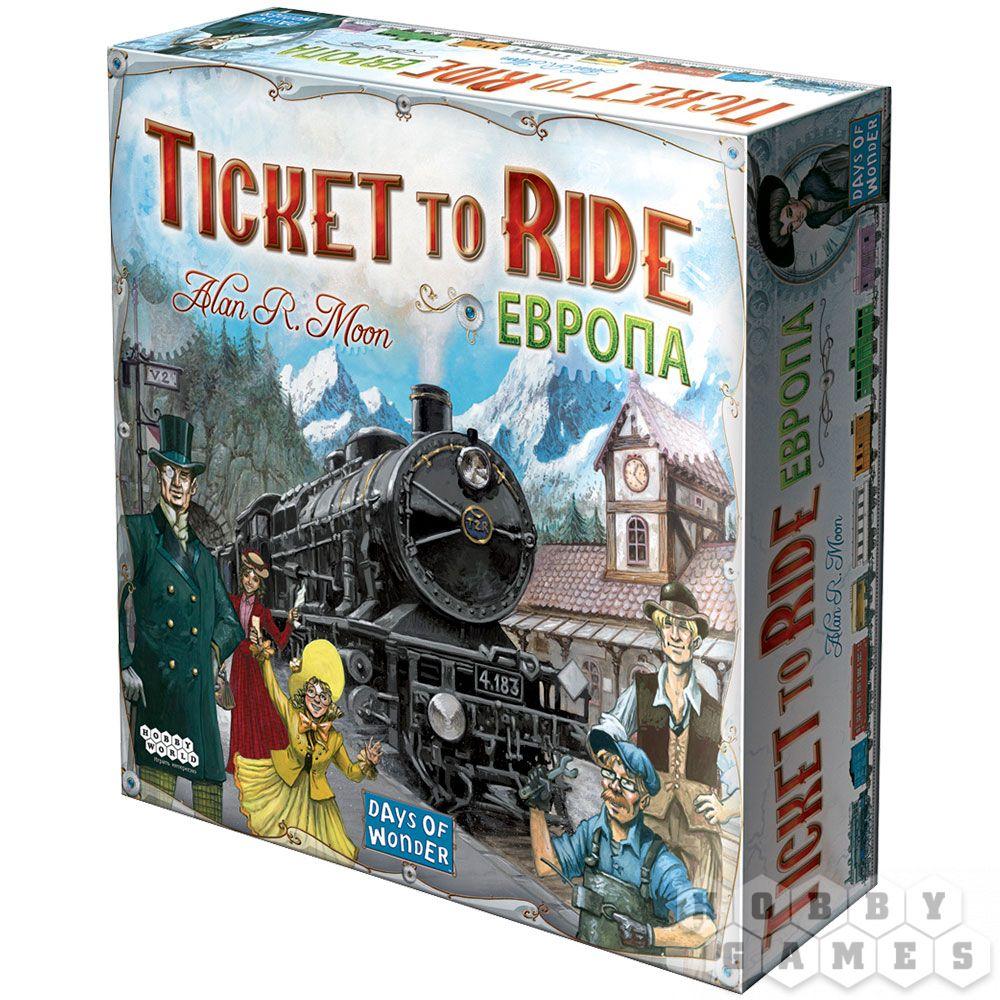 Настольная игра: Ticket to Ride: Европа (3-е рус. изд.) - фото 1 - id-p42055519