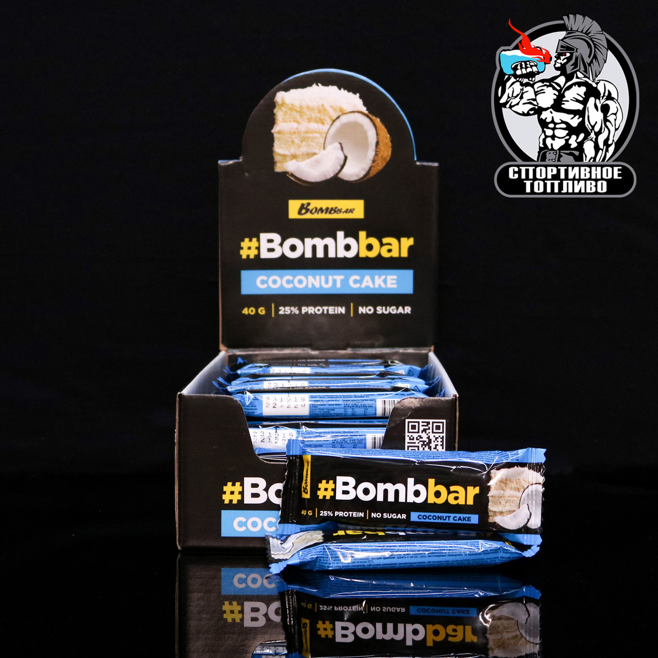 BombBar - батончик в шоколаде 1шт/40гр, фото 1