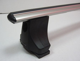 Багажник Atlant для гладкой крыши с креплением в штатные места, аэродинамические дуги, опора С