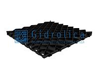 Арт. 606 Решетка газонная Gidrolica Eco Pro РГ-60.60.4 - пластиковая черная