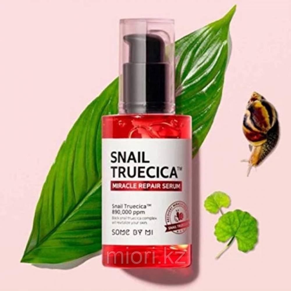 Восстанавливающая сыворотка с муцином чёрной улитки Some By Mi Snail Truecica Miracle Repair Serum