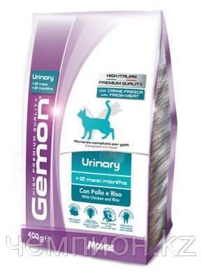 9711 Gemon Cat Urinary, сухой корм для профилактики мочекаменной болезни кошек, уп. 1,5кг.