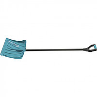 Лопата для уборки снега пластиковая LUXE,460х335х1300 мм, металлопластиковый черенок// Palisad