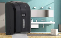 Диспенсер для листовой туалетной бумаги Z-укладки  K6B чёрный.Vialli