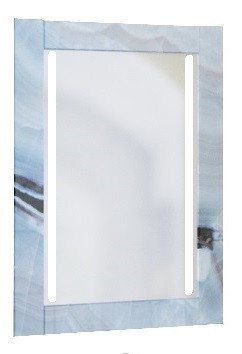 Зеркало Glass (Голубой мрамор) с подсветкой., фото 2