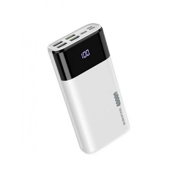 Power Bank BOROFONE DBT01 (Lighting, micro USB, Type-C) 4USB DC5V/2.0A 40000mAh - фото 1 - id-p73468418