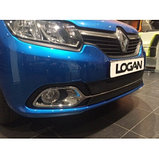 Защитная сетка/решетка радиатора для Renault Logan/Рено Логан 2014-, фото 5
