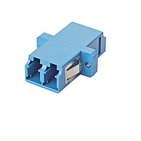 Проходной адаптер оптический Eurolan, LC/UPC, Duplex, оптическое волокно: os2, синий
