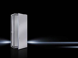 Шкаф электротехнический напольный Rittal HD, IP66, 1800х1200х500 мм ВхШхГ, дверь: двойная распашная, металл, сталь нержавеющая, цвет: серый, 4000285