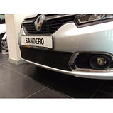 Защитная сетка/решетка радиатора для Renault Sandero/Рено Сандеро 2014-, фото 4