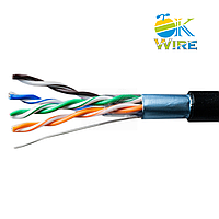 Кабель сетевой OK-WIRE FTP Cat.5e ПВП 4*2*0,51mm Наруж. 305м/упак.