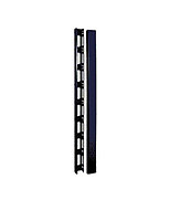 Организатор коммутационных шнуров TWT Business, 19, 27HU, вертикальный, металл, для шкафов 800мм, цвет: чёрный