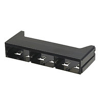 Адаптер Panduit QuickNet, в патч-панель, портов: 6, для модулей Mini-Com, цвет: чёрный, QPPABL
