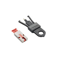 Блокирующее устройство Panduit, 1хUSB Type A, 5 шт, цвет: красный, с ключом черного цвета, PSL-USBA