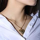 Кулон-медальон на цепочке ''Любовь в сердце'', фото 2