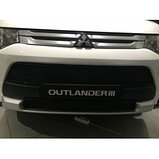 Защитная сетка/решетка радиатора для Mitsubishi Outlander/Митсубиши Оутлендер 2012-2015, фото 2
