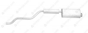 Глушитель с резонатором (УАЗ 2206 дв. 409) (Н.Новгород)