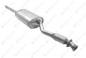 Глушитель с резонатором (УАЗ Пикап, Карго, дв. 514) Баксан (нерж.) L-1850