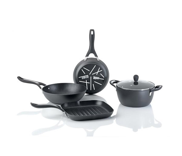 Набор кастрюль 6пр. Silicon pro alluminio (Barazzoni, Италия), фото 1