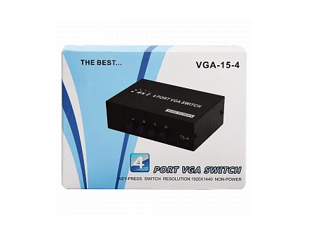 VGA сплиттер / КВМ свитч на 4 порта, VGA-15-4 - фото 5 - id-p73677817
