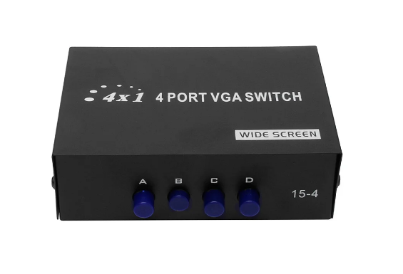 VGA сплиттер / КВМ свитч на 4 порта, VGA-15-4 - фото 3 - id-p73677817