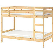 Кровать каркас 2-ярусной МИДАЛ сосна ИКЕА, IKEA