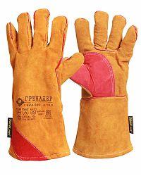 Краги рабочие спилковые пятипалые с подкладкой PORTWEST