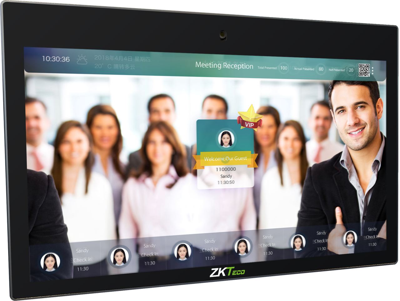 Многофункциональное интеллектуальное устройство для распознавания лиц FaceKiosk-H32