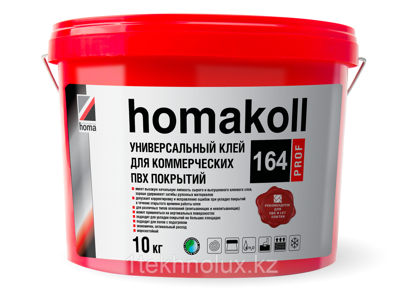 Универсальный клей для коммерческих ПВХ покрытий Homakoll 164 Prof - фото 1 - id-p73692743