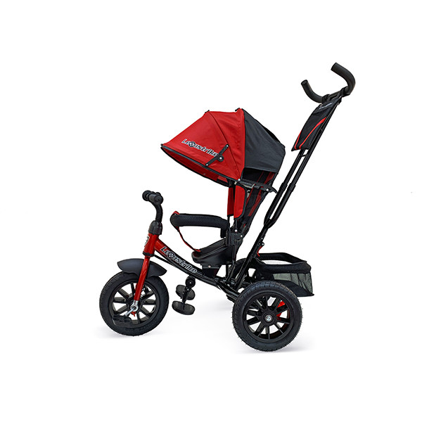 Велосипед 3кол. Lexus trike, надув.12 и 10", рег.спинка, задн.тормоз, красн. в кор.1шт
