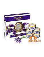 Набор по уходу за кожей с лавандой (Lavender anti-ageing spa Facial Kit VAADI Herbals), 270 гр