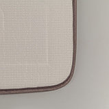 Набор ковриков для ванны и туалета Доляна, 3 шт: 36×43, 40×50, 50×80 см, цвет серый, фото 4