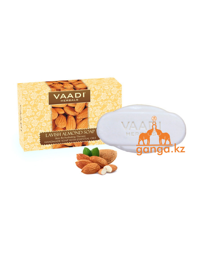 Мыло "Роскошный миндаль" (Lavish almond soap VAADI Herbals), 75 гр