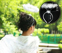 Ободок Нимб ангела (белый)