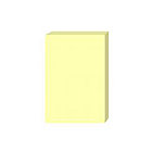 Стикеры бумажные самоклеющиеся Comix (76х101 мм, 100 л, Жёлтый)
