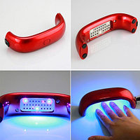Лампа LED для сушки гель-лака LuazON {LED, 9 Вт, USB, компактная} (Красный)